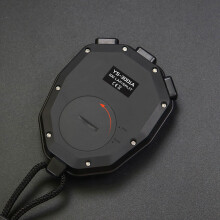 Chronograph Stop Watch with Lanyard Outdoor Training Digital Timer Large 3 rows 100 lanes