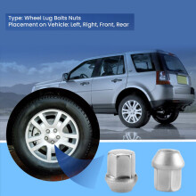 Precise Crafted Lug Nuts, for Various SUV Models, Ensures Wheel Safety LR001381