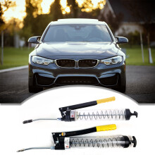 600cc Manual Grease Guns 10000PSI Grease Guns Heavy Duty Grip Transparent Plastic core