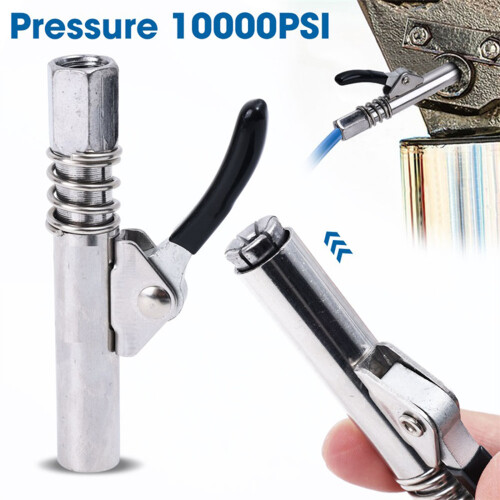 Grease Guns Adapter Quick Release Locks On Coupling End 1/8 Oil Grease nipple 2