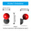 Quick Connection Game Joystick Game Controller With One Button Start Ergonomic 10pcs Red 4
