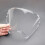 Adjustable Helmets Face Shield Clear Visibility For AX9 High Light Transmission Silver 1