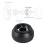 Steering Wheel Hub Adapter Short Hub Adapter Replacement Accessory Black 5
