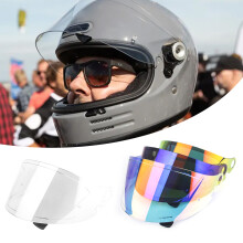 Visors For Glamster CPB-1V Motorbike Helmets Visors Lens Shield Full Face Aurora red