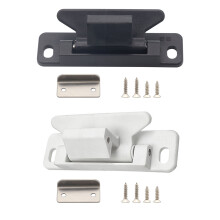 Car Door Retainer T Shape Door Stop Retaining Catch Latches Holder for Car Black 4 Sets