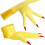 1 Pair Yellow Cock Leg Warmers 5