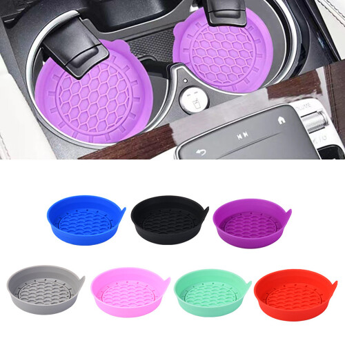 Car Water Cup Holder Pad Mat Insert Coasters Recessed Auto Interior Accessory Green
