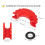 2 Pack DRing Shackle Isolators with 4 Pieces Washer for Standard 3/4" Shackle Orange 4
