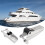 Rollers Fixed Holder Bracket with Quick Release Pin Boat Marine Docking Hardware 200mm 4