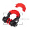 2 Pack DRing Shackle Isolators with 4 Pieces Washer for Standard 3/4" Shackle Orange 7