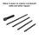 Convenient Balancer Extractor set Steel Harmonic Balancer Pullers for Vehicle 6