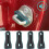 Damper Buffer Screaks Soundproof Deaf Seal Buffer Auto Accessory Black 5