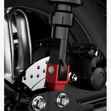 Motorcycle Suspension Lift set Easy Install Motorbike Shock Risers Simple Install Silver