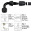 High Temperature Resistant Flexible Hoses Joint Fitting for Professional AN4 45 degrees 1