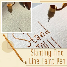 Fluid Writer Touch Up Paint Applicator Pen Detailing Fine Line Painting Pen 0.5mm
