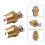 Battery Poles Adapter Terminal Connector Brass Positive Negative Electrical Clamp 6
