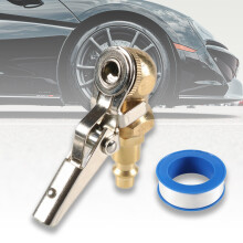 1Pc/2Pcs 1/4'' FNPT Air Chuck Inflator Hose End with Barb Connector 1 pack