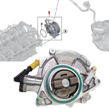 Car Brake Boosters Vacuum Pump For F20 F21 114i 116i 118i 316i N13 11667625260