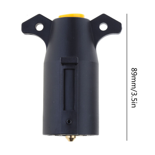 Durable 7 Pin Plug Adapter Trailer Connector Towbar Towing Waterproof Plugs 1