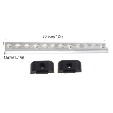 30cm Anchors Track Tie Down Rail Aluminium Tracking Campers L-Track Tie Down Sys 30cm