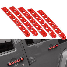 Grab Handle Inserts Cover Front & Rear Door Handle Decoration Trim for 2007-2017 JK & Unlimited 4 Door