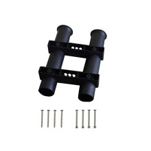 Marine Boat Fishing Rod Holder Rack Support Durable Plastic Stand for FishingBox Black