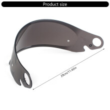 Motorbike Windshield Vintage helmets Visors Lens Accessory for Glamster CPB-1V Dark gray