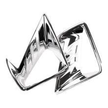 for Rav4 2016-2018 Car Front Fog Light Lamp Cover Stickers Molding Bezel Styling Chrome Abs Accessories 2Pcs/Set