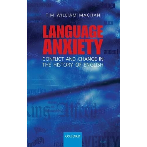 LANGUAGE ANXIETY C by MACHAN Hardcover Book