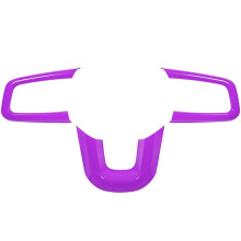 Steering Wheel Cover Trim Interior Accessories Decoration for 2018-2021 JL Gladiator JT ()