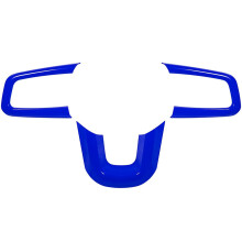 Steering Wheel Cover Trim Interior Accessories Decoration for 2018-2021 JL Gladiator JT ()