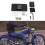 Motorbike Replacement 3 Hole Laydown License Plate Mounting Bracket Kit Silver 10