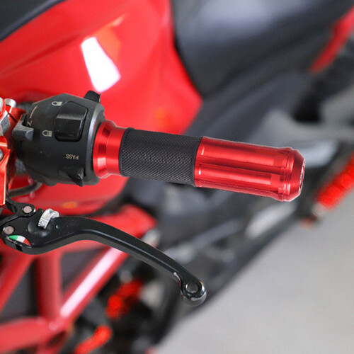 Throttle Grips Replacement Universal Motorcycle Handle Bar Non Slip Handle Grip Black 2