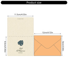 10 Pieces Thank You Cards with Envelopes Thank You Greeting Cards for Ye Yu Type A