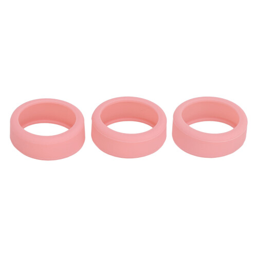 3x Silikon-Ringcover Smart Ring Schutz Pink S
