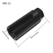 21mm/22mm Industrial Grade Car Oxygen Sensor Socket Wrench Steel Black narrow mouth 22mm