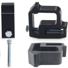 Heavy Duty Truck Caps Clamps Ladder Rack Clamps for Secure campers Shell Mounting Black
