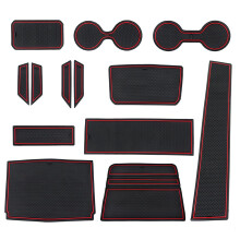 Para Bronco 2021 2022 4 Portas Anti Poeira Suporte de Copo InserçãO Console Central Shifter Liner Trim Porta Pacote Mats 13PeçAs