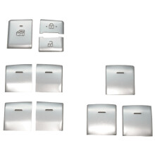 For Harrier Venza 2020-2022 Car Window Lift Button Sticker Cover Trim Decoration Patch Accessories,Silver