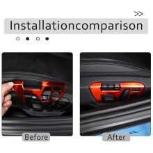 For GR A90 2018-2021 Stainless Steel Adjustment Button Panel Cover Trim Decor Accessories,Carbon Fiber