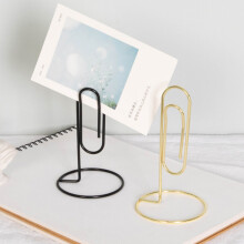 Ins Table Number Holder Name Place Business Card Holder Nordic Paper Clip Holder Gold