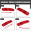 Soft Silicone Protective Remote Control Covers for   TV AN-MR21GC / MR21N / MR21GA(Red) 7
