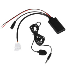 Adaptador de Cabo de áUdio AUX 3Pin Cabo Aux Master Chip para Goldwing GL1800 5-12V