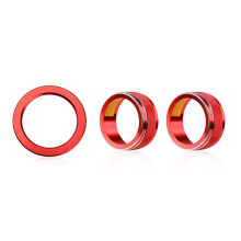 Air Conditioning AC Knob Button Cover for Camry 2021 2022 Engine Start Cover Trim Sticker Accessories,Red