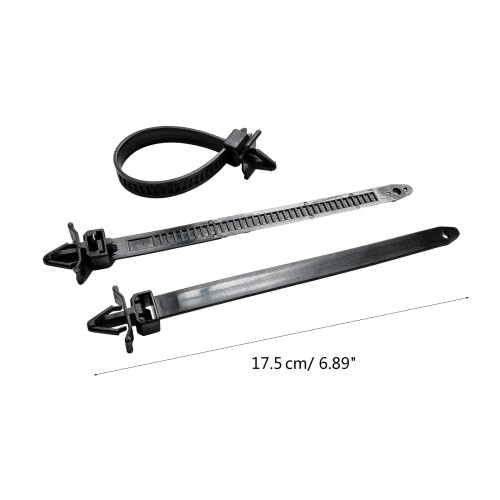 Plastic Cable Ties Cable Straps Quick Wire Fixing Management for Vehicles 100pcs 2