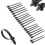 Plastic Cable Ties Cable Straps Quick Wire Fixing Management for Vehicles 100pcs 11