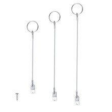 150mm/240mm/300mm Lanyard Cable Stainless Safety Tether Wire Quick Release Pin 240mm