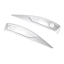 Car Silver Seats Side Adjustment Button Frame Cover Trim Interior Accessories for- Q5 FY Q5L 2018-2020