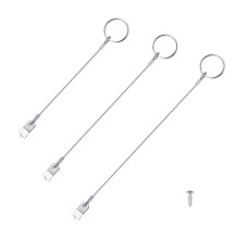 150mm/240mm/300mm Tether Wire Marine Hardware for Loss Prevention Lanyard Cable 150mm