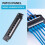8 Port Straight-Through CAT6 Patch Panel RJ45 Network Cable Adapter Jack Ethernet Distribution Frame 7